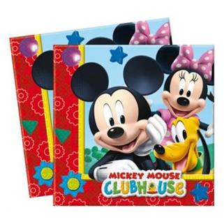 Mickey Mouse 20li Peçete 33cm x 33cm Doğum Günü Parti Peçetesi