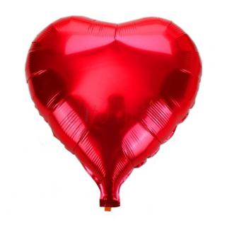 Kalpli Uçan Folyo Balon Kırmızı 40 cm
