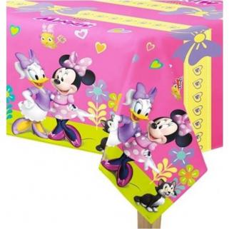 Minnie Mouse Masa Örtüsü 120cm x 180cm Doğum Günü Masa Örtüsü