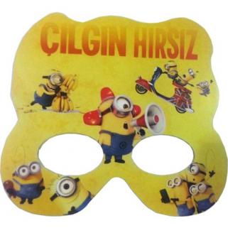 Minyon,Minions ,Minion Rush 10lu Gözlük Maske Doğum Günü Parti Çı