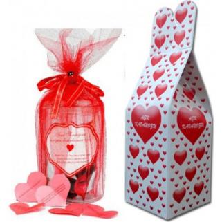 Aşk Kavanozu Kalpli 365 Gün Romantik Aşk Sözleri Sevgiliye Hediye