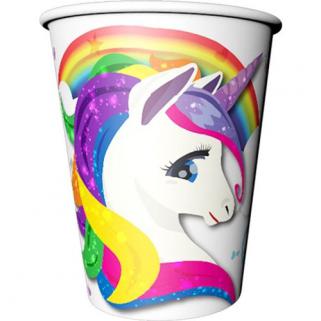 Unicorn Temalı Bardak 8 adet