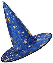 Happyland Halloween Kumaş Cadı Şapkası Mavi