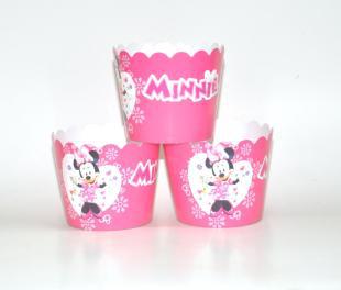 25 Li Minnie Mouse Cupcake Kapsülü