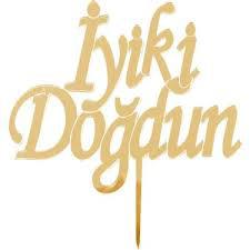 İyiki Doğdun Pleksi Gold