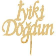 İyiki Doğdun Pleksi Gold