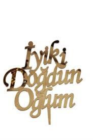 İyiki Doğdun Oğlum Pleksi Gold