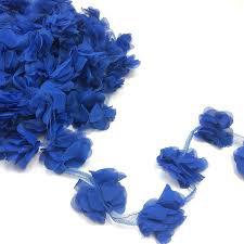 Koyu Mavi Lazer Çiçek 1 metre