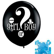 Cinsiyet Belirleme Partisi Erkek Bebek Mavi Konfetili Jumbo Boy Cinsiyet Balonu
