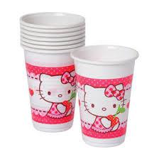 Hello Kitty Plastik Bardak 8 adet