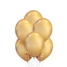 100 Adet Gold Metalik Balon 12 inc
