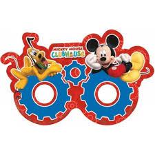 Mickey Mouse Gözlük Maske 6 adet