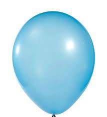 100 Adet Metalik Mavi Lateks Balon 12 inc