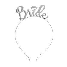 Happyland Gümüş Bride Plastik taç