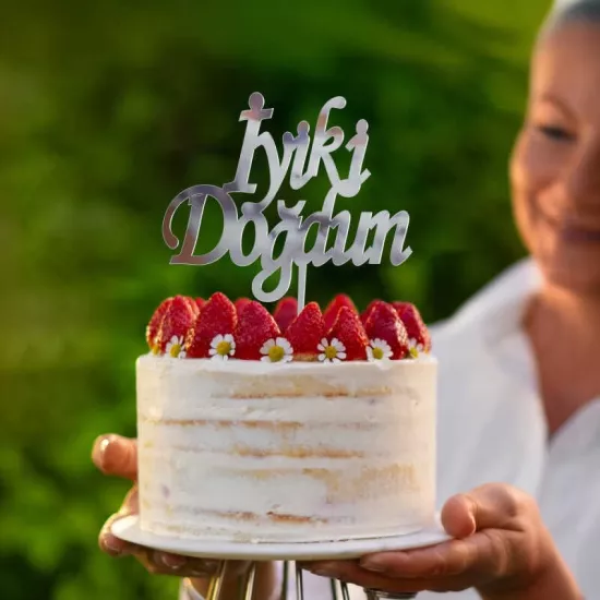 İyiki Doğdun Pleksi Gümüş