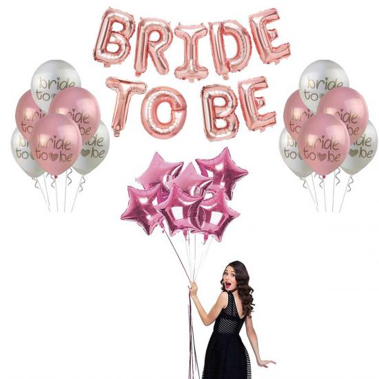 Bride To Be Rose Gold Folyo Balon Seti