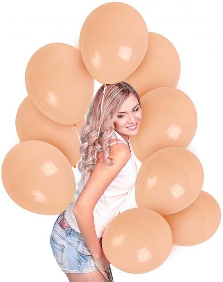 Turuncu Makaron Balon (soft balon) 10 Adet