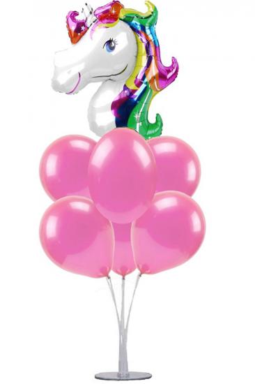 Unicorn Balon Standı + 7 adet Balon