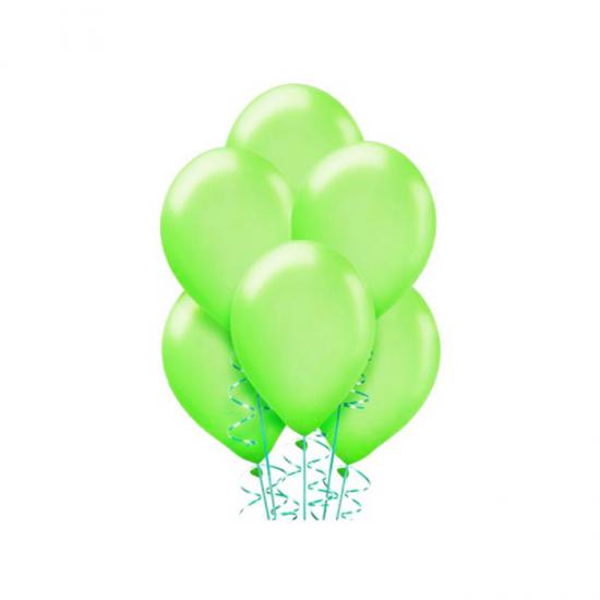 Makaron Pastel Soft Balon Yeşil Renkli 30 Adet