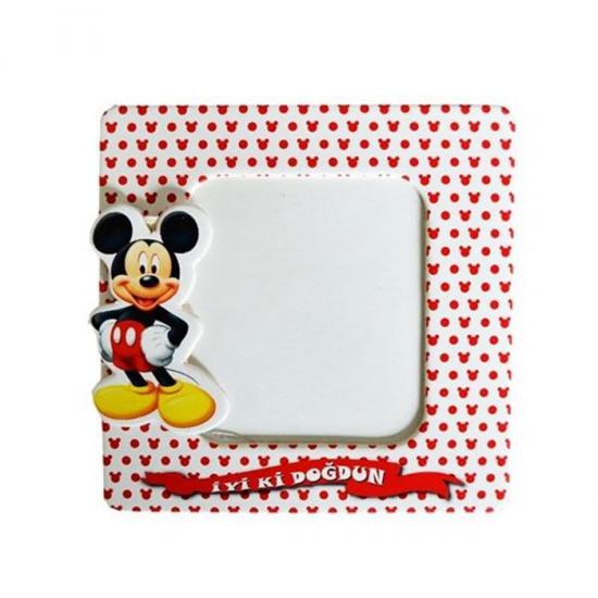 Mickey Mouse Temalı Magnet Çerçeve - 24 Adet