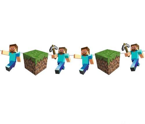 Happyland Minecraft Dekoratif Banner 