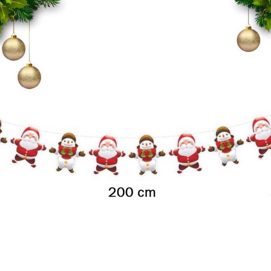 Happyland Noel Baba Temalı Yılbaşı Banner 200 cm