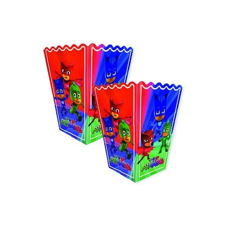 Pj Masks Pijamaskeliler Doğum Günü Temalı Mısır Popcorn Kutusu - 8 Adet