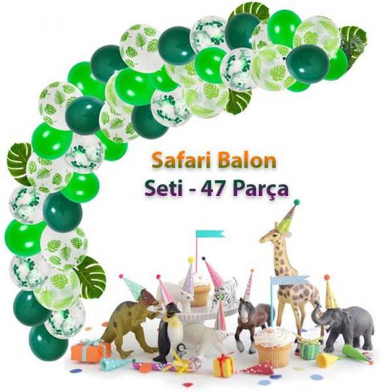 Safari Balon Seti - 47 Parça