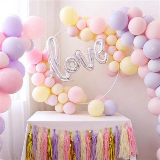 Soft Renk Makaron Balon - 7Adet