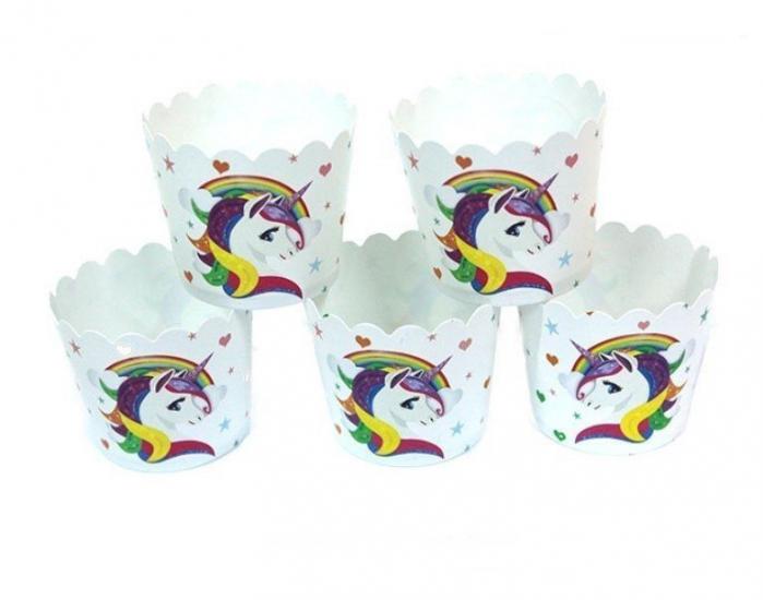 25 Li Unicorn Cupcake Kapsülü