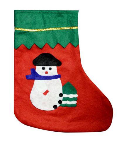 Noel Çorabı Büyük Boy Kardan Adamlı