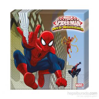 Spiderman Savaşçı Kağıt Peçete 33X33cm 20 Adet