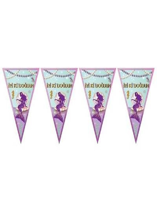 HappyLand Deniz Kızı Süsleme Flama 
