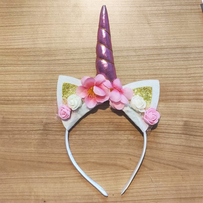 Unicorn Pembe Unicorn Taç