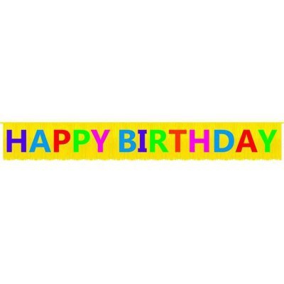 Happyland%20Yellow%20Fringed%20Multicolour%20Happy%20Birthday%20Banner