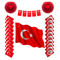 Bayrak Temalı Süsler